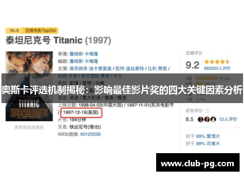 奥斯卡评选机制揭秘：影响最佳影片奖的四大关键因素分析