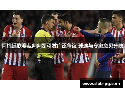 阿根廷联赛裁判判罚引发广泛争议 球迷与专家意见分歧